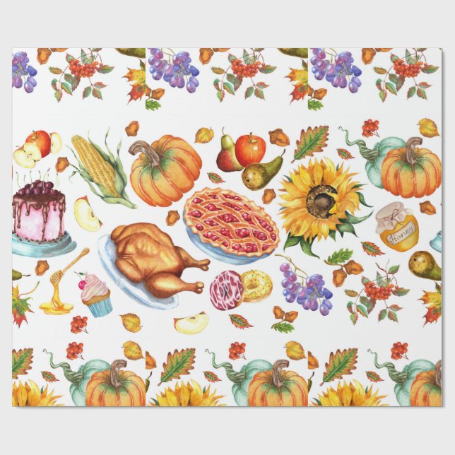 Futter für den Urlaub Geschenkpapier (Flach)