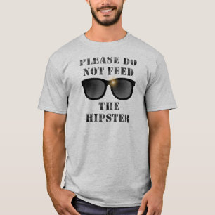 Füttere das Hipster-T-Shirt T-Shirt