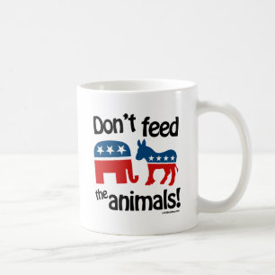 Füttere die Tiere nicht - Kaffeetasse