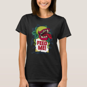 Füttere Mich Faules Halloween-Kostüm Monster Pflan T-Shirt