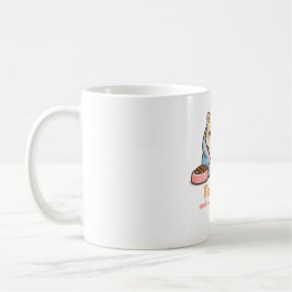 Füttere mich und lasse mich allein Lustige schlafe Kaffeetasse