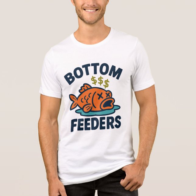 Futterfische Tri-Blend Shirt (Vorderseite)