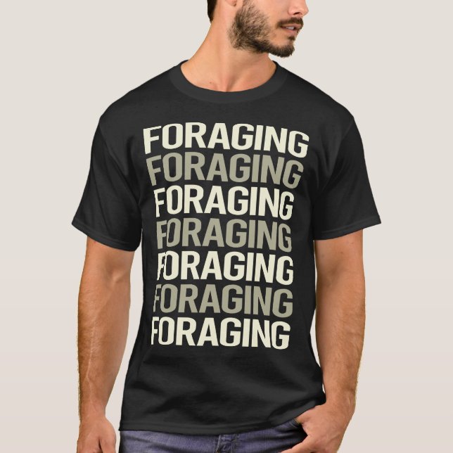 Futterfresser für weißen Text T-Shirt (Vorderseite)