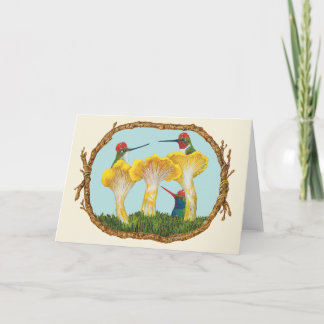 Futterkarte für Kolibris Karte