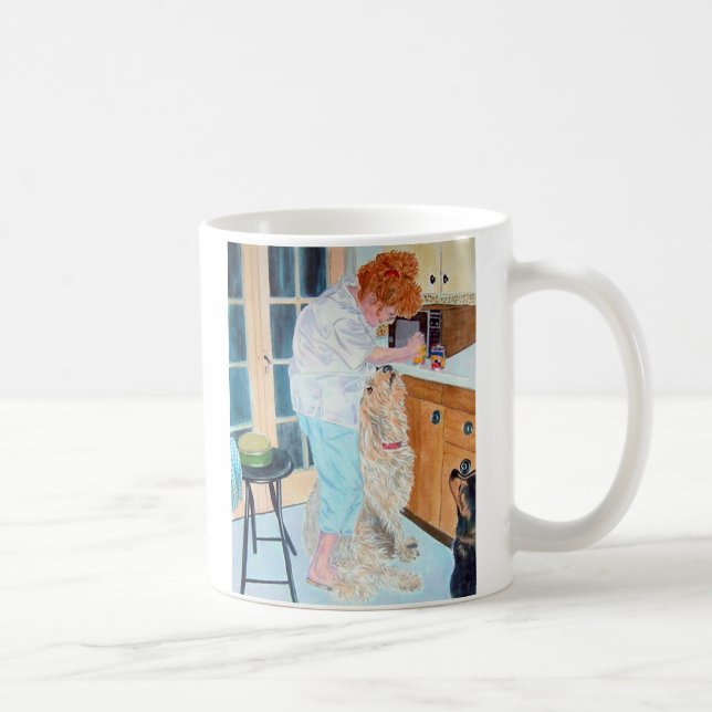 Füttern der Zeit-Tasse Kaffeetasse (Rechts)