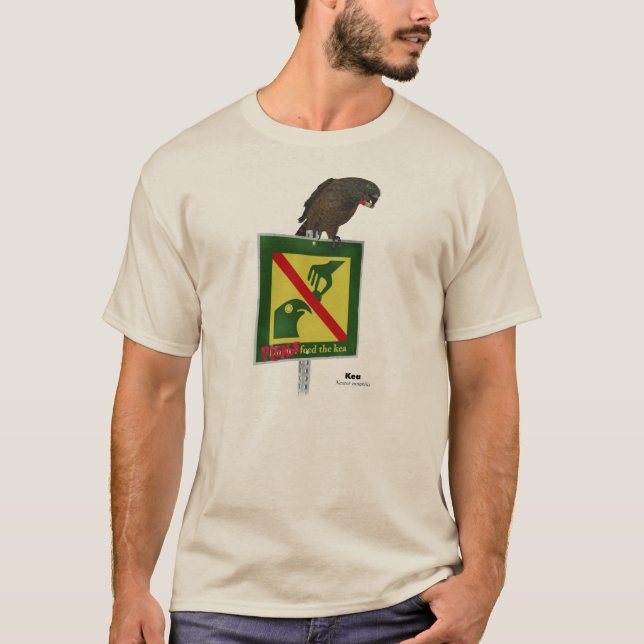 Füttern Sie bitte das Kea T-Shirt (Vorderseite)