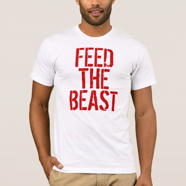 Füttern Sie das Tier T-Shirt (Vorderseite)