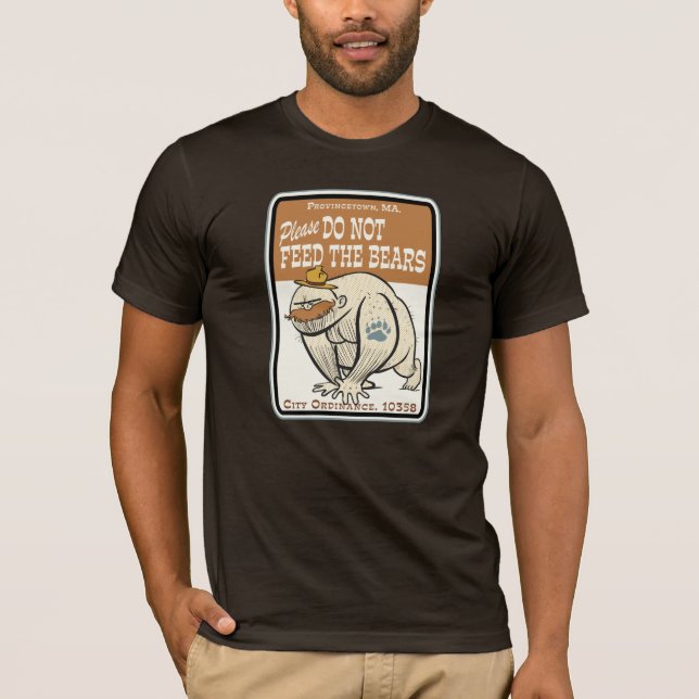 Füttern Sie nicht die Bären T-Shirt (Vorderseite)