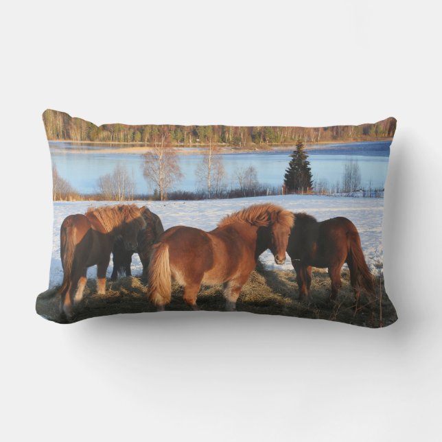 Füttern von Zeit Kissen Für Draußen (Vorderseite)