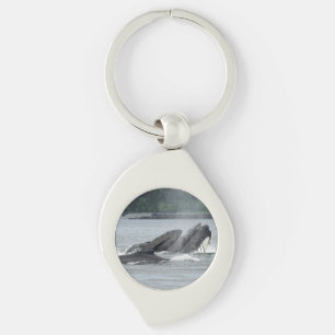 Fütternd Humpbackwale Schlüsselanhänger