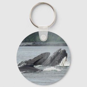 Fütternd Humpbackwale Schlüsselanhänger