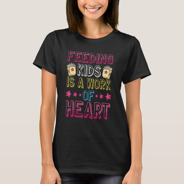 Fütternd Kinder ist ein Werk von Herz-u2013 Lunch  T-Shirt (Vorderseite)