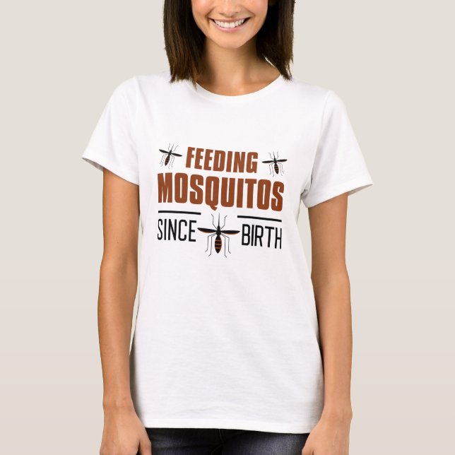 Fütternd Moskitos T-Shirt (Vorderseite)