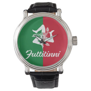 Futtitinni Sicily Trinacria Armbanduhr