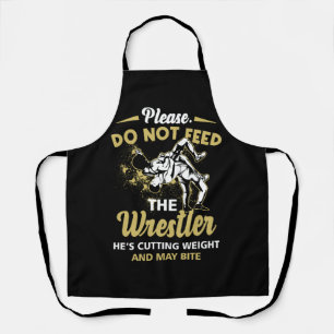 Füttre dem Wrestler nicht, er schneidet Gewicht un Schürze