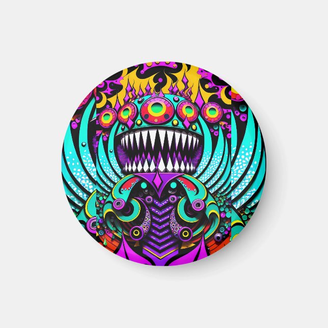 Füttre der Kunstkriege - Ken Gage Art Magnet (Vorne)