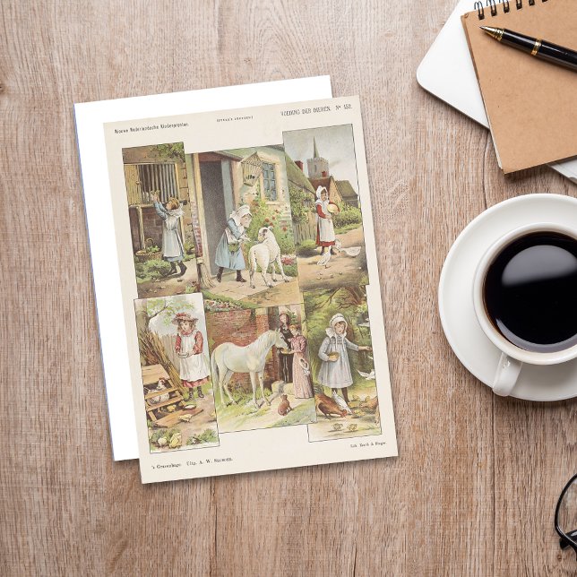 Füttre der Landtiere Postkarte (Von Creator hochgeladen)