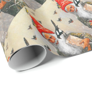 Füttre der Vögel Geschenkpapier