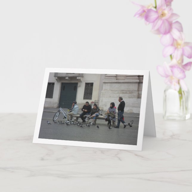 Füttre der Vögel in den Roma Karte (Orchidee)