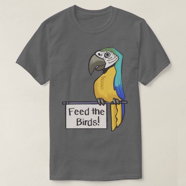 Füttre der Vögel T-Shirt (Design vorne)