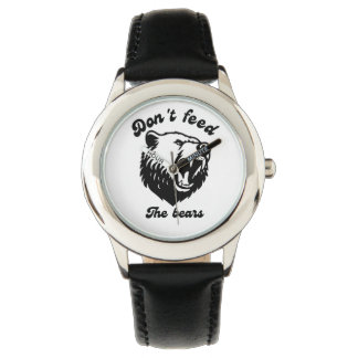 Füttre die Bären nicht! Armbanduhr