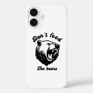 Füttre die Bären nicht! iPhone 16 Hülle