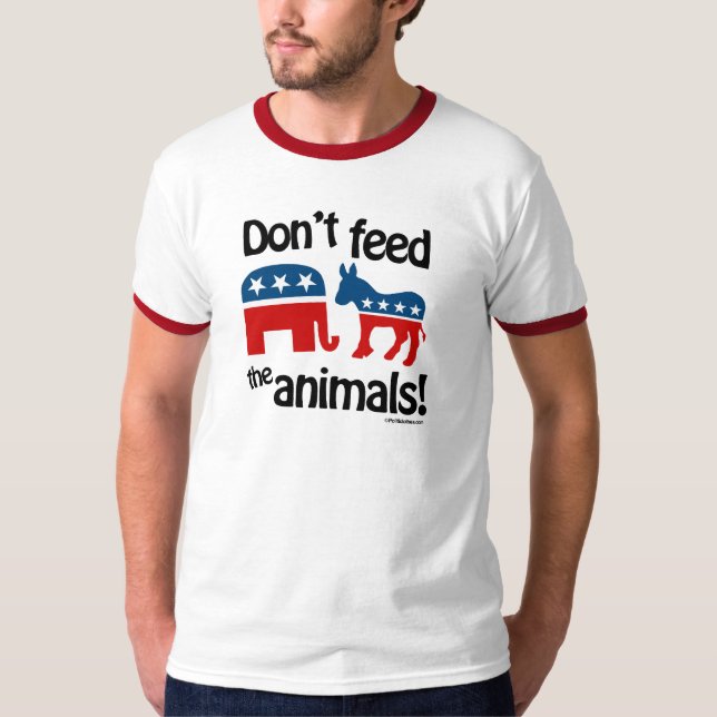 Füttre die Tiere nicht - T-Shirt (Vorderseite)