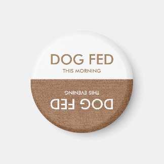 Füttre diesen Hund! Ein Magnet für Abend morning E