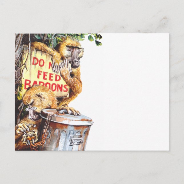 Füttre kein Kind Postkarte (Vorderseite)