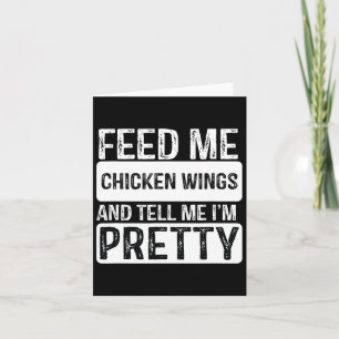 Füttre Me Chicken Wings - Grillen Lover Meat Smoke Karte