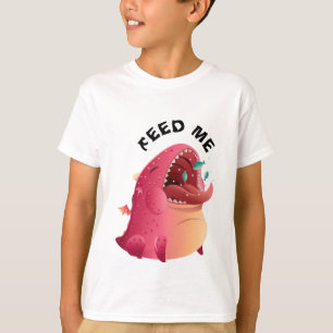 Füttre Me Funny Baby Dragon T-Shirt