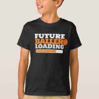 Futur Baller Chargement Garçons T-shirt Basketball
