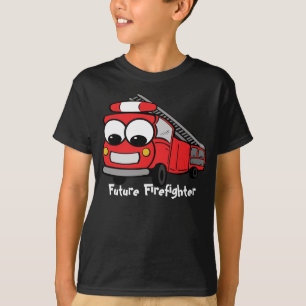 Futur Feuerwehrmann - Schwarzes T-Shirt