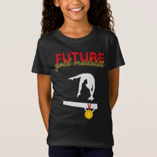 Futur médaillé d'or Girls Gymnastique T-shirt