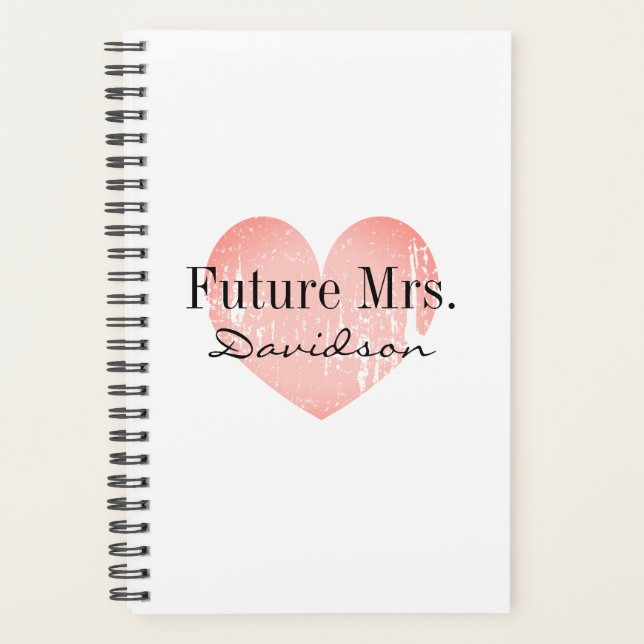 Futur Mme spiral wedding planner pour la future ép (Devant)