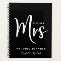Futur Mme Wedding planner noir personnalisé