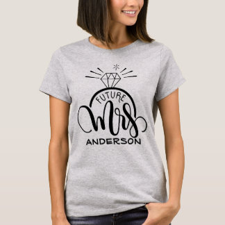 Futur MRS - T-shirt fiançailles personnalisé