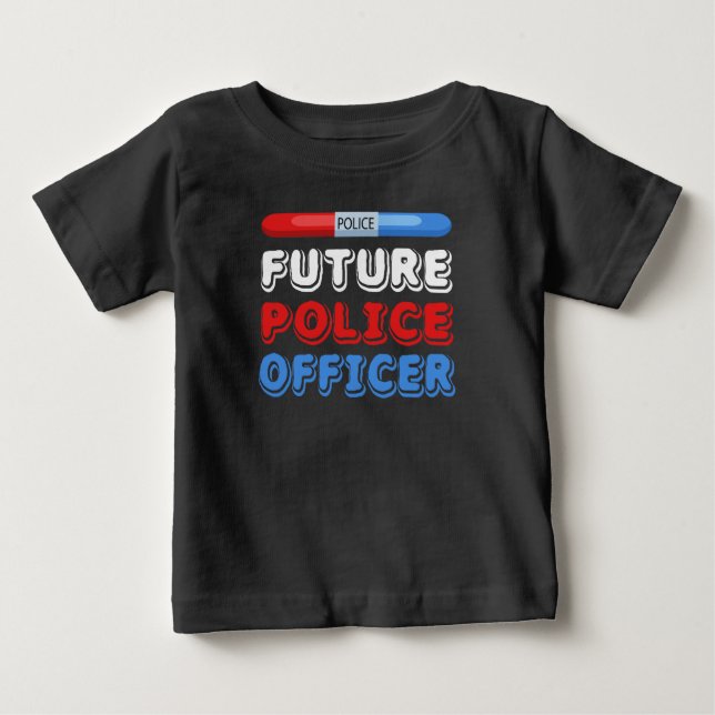 Futur policier T-shirt bébé (Devant)