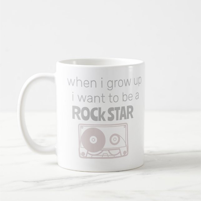 Futur Rock Star Coffee Mug (Gauche)
