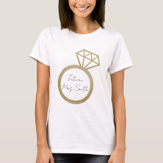 Futur T-shirt de la mariée future Mme Fiançailles