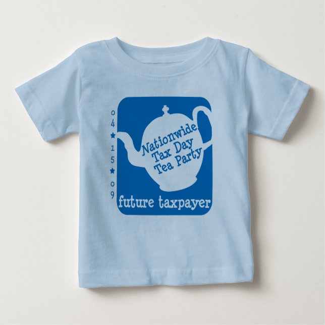 Futur T-shirt d'enfant en bas âge de contribuable (Devant)
