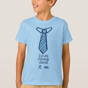Futur T-shirt des Cravates Leader - Bleu