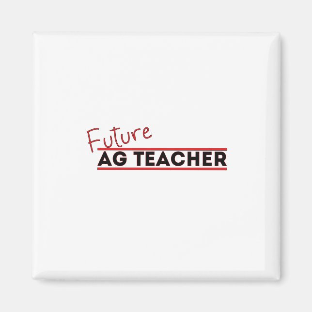 Future Ag Teacher Magnet (Vorne)