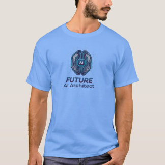 Future AI Architect - Futuristic Technology Design T-Shirt