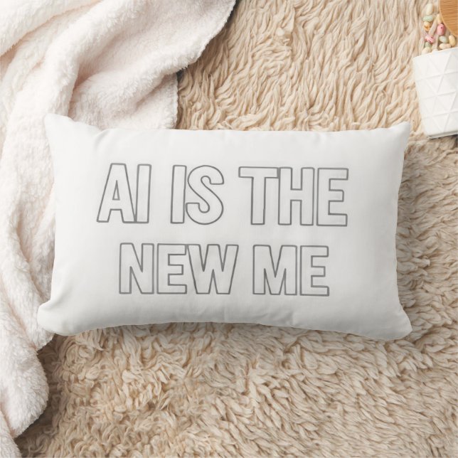 Future AI Lumbar Throw Pillow Lendenkissen (Decke)