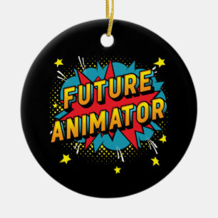 Future Animator Keramik Ornament