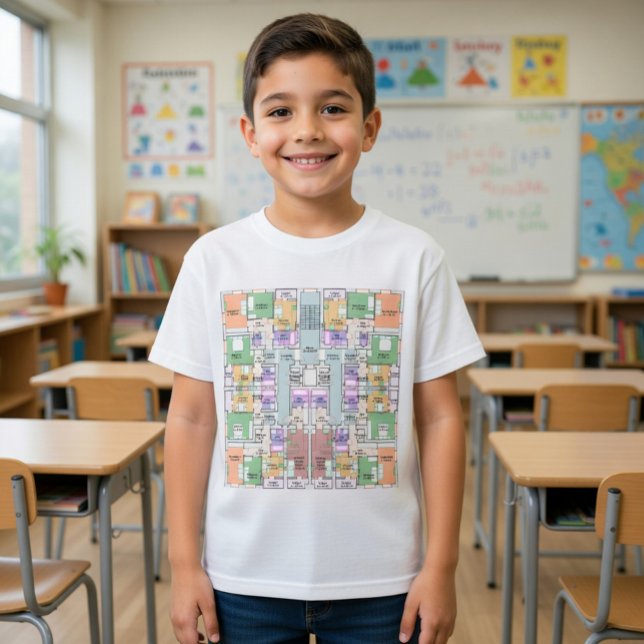 Future Architect Blaupause Kinder T-Shirt (Von Creator hochgeladen)