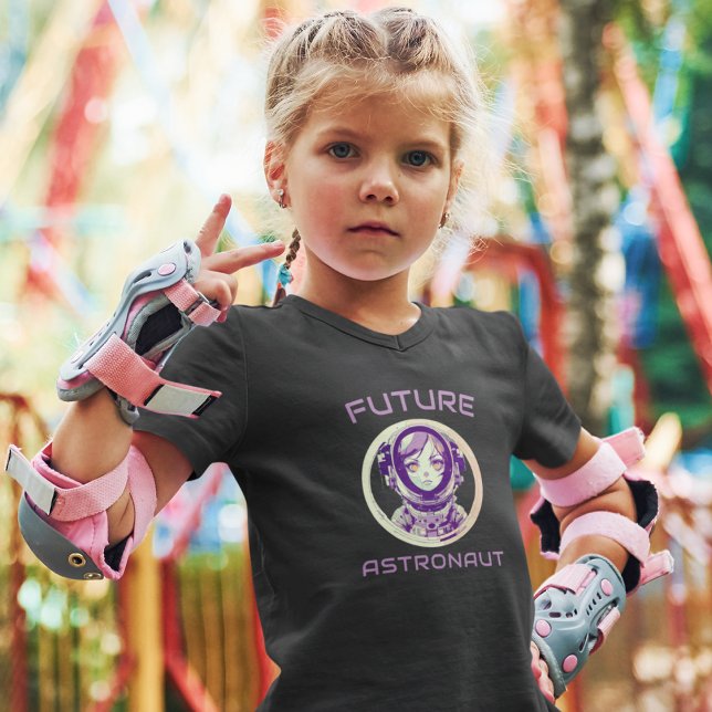 Future Astronaut STEM Girl Power Black Girl Space T-Shirt (Von Creator hochgeladen)