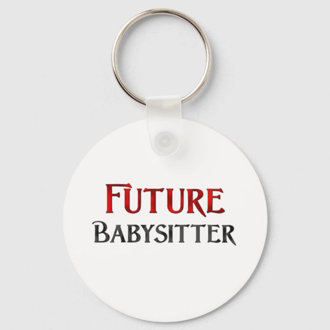 Future Babysitter Schlüsselanhänger (Vorderseite)