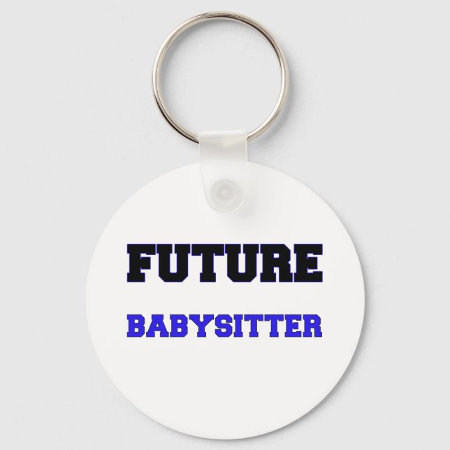 Future Babysitter Schlüsselanhänger (Vorderseite)